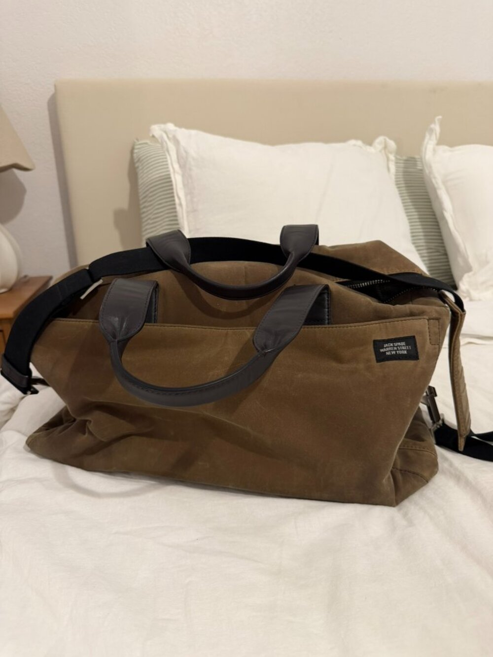 Jack Spade Waxed Bag (Men's)